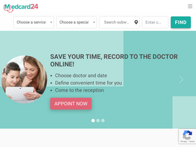 'medcard24.net' screenshot