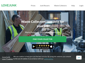 'lovejunk.com' screenshot