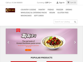 'zing-asia.co.uk' screenshot