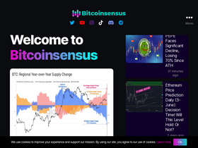 'bitcoinsensus.com' screenshot