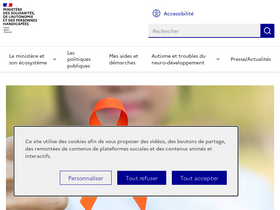 'handicap.gouv.fr' screenshot