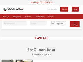 'silahalimsatim.com' screenshot