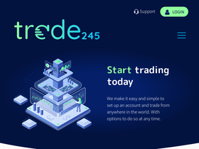 'trade245.com' screenshot
