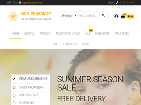 'skinpharmacy.in' screenshot