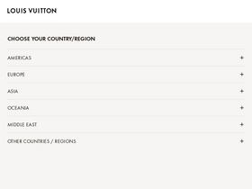 'louisvuitton.com' screenshot