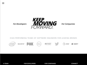 'x-team.com' screenshot