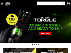 'kingpintattoosupply.com' screenshot