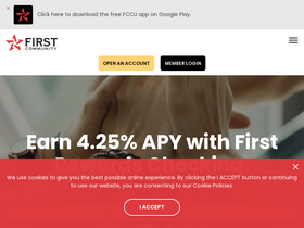 'fccu.org' screenshot