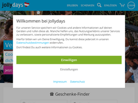 'jollydays.at' screenshot