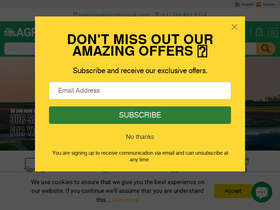 agrishopusa.com homepage screenshot