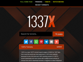 '1337x.buzz' screenshot