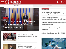 'qmagazine.ro' screenshot