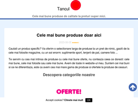 'tancul.ro' screenshot