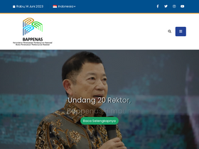 'perpustakaan.bappenas.go.id' screenshot