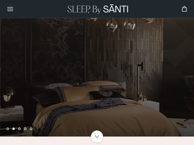 sleepbysanti.co homepage screenshot