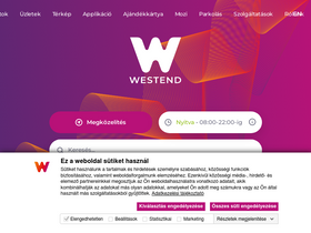'westend.hu' screenshot