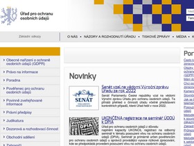 'uoou.cz' screenshot