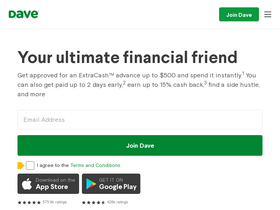 'dave.com' screenshot