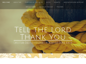 'tellthelordthankyou.com' screenshot