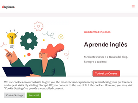 'eingleses.com' screenshot