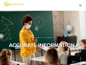 'dhundoo.com' screenshot