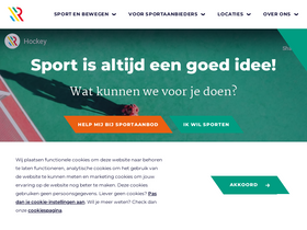 'sportbedrijfrotterdam.nl' screenshot