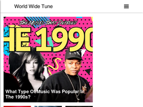 'worldwidetune.com' screenshot