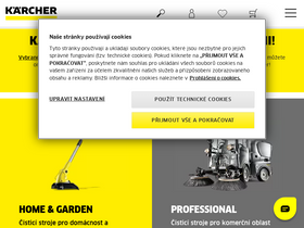 'karcher.cz' screenshot