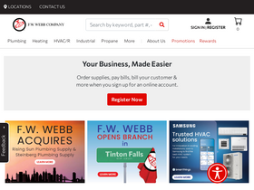 'fwwebb.com' screenshot