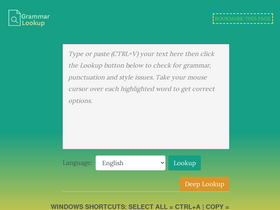 'grammarlookup.com' screenshot