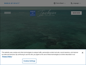 'resortsbyhyatt.com' screenshot