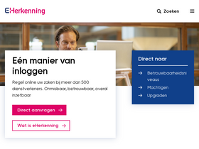 'eherkenning.nl' screenshot