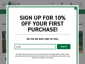 'raganandmassey.com' screenshot