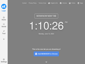 'monknow.com' screenshot