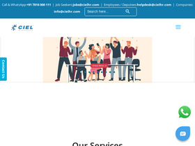 'cielhr.com' screenshot