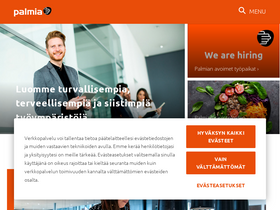 'palmia.fi' screenshot