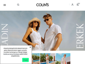 'colins.com.tr' screenshot