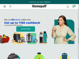 homepuff.com homepage screenshot