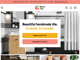 geontile.com homepage screenshot