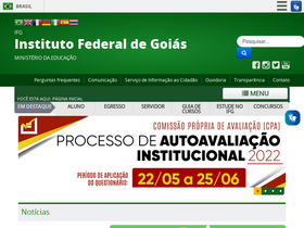 'ifg.edu.br' screenshot