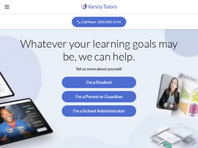 'varsitytutors.com' screenshot
