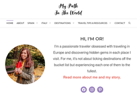 'mypathintheworld.com' screenshot