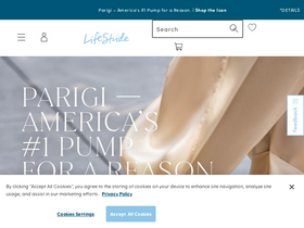 'lifestride.com' screenshot