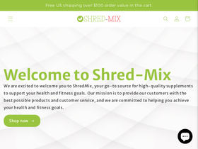 shredmix.com homepage screenshot