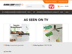 'globalshop.com.au' screenshot