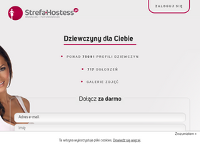 'strefa-hostess.pl' screenshot