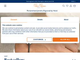 'mercimamanboutique.com' screenshot