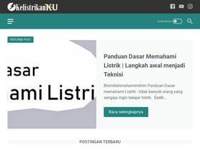 'kelistrikanku.com' screenshot