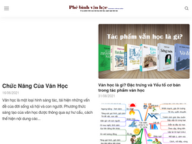 'phebinhvanhoc.com.vn' screenshot