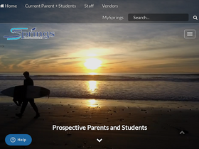 'springscs.org' screenshot